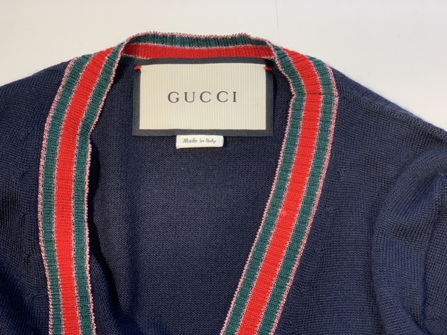 大人気ラグジュアリーブランド【GUCCI/グッチ】メリノウールニット 