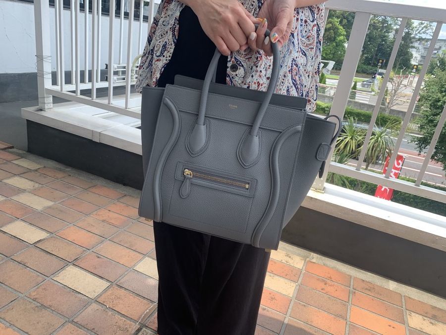 CELINE セリーヌ ラゲージ マイクロショッパー - ハンドバッグ