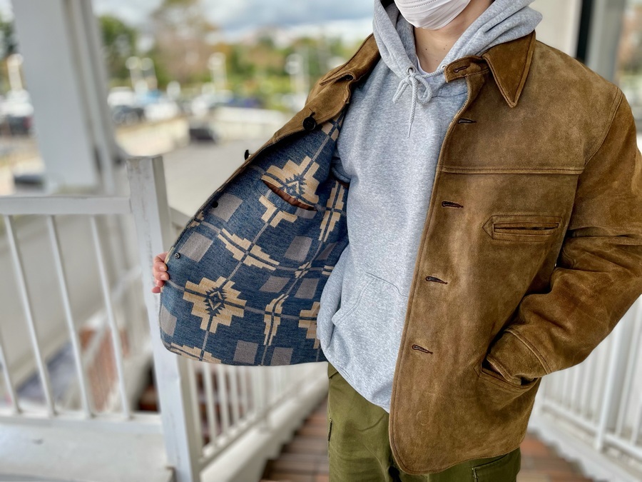 アメカジブランド【RRL/ダブルアールエル】裏ブランケットスウェード