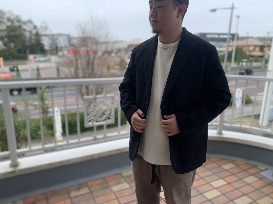 UNIQLO JIL SANDER/ウールブレンドオーバーサイズシャツジャケット