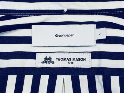 「ドメスティックブランドのGraphpaper × THOMAS MASON 」