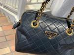 PRADA 大型　ボストンバッグ　キルティング　チェーンハンドル PRADA - プラダ/PRADA キルティング チェーンショルダー