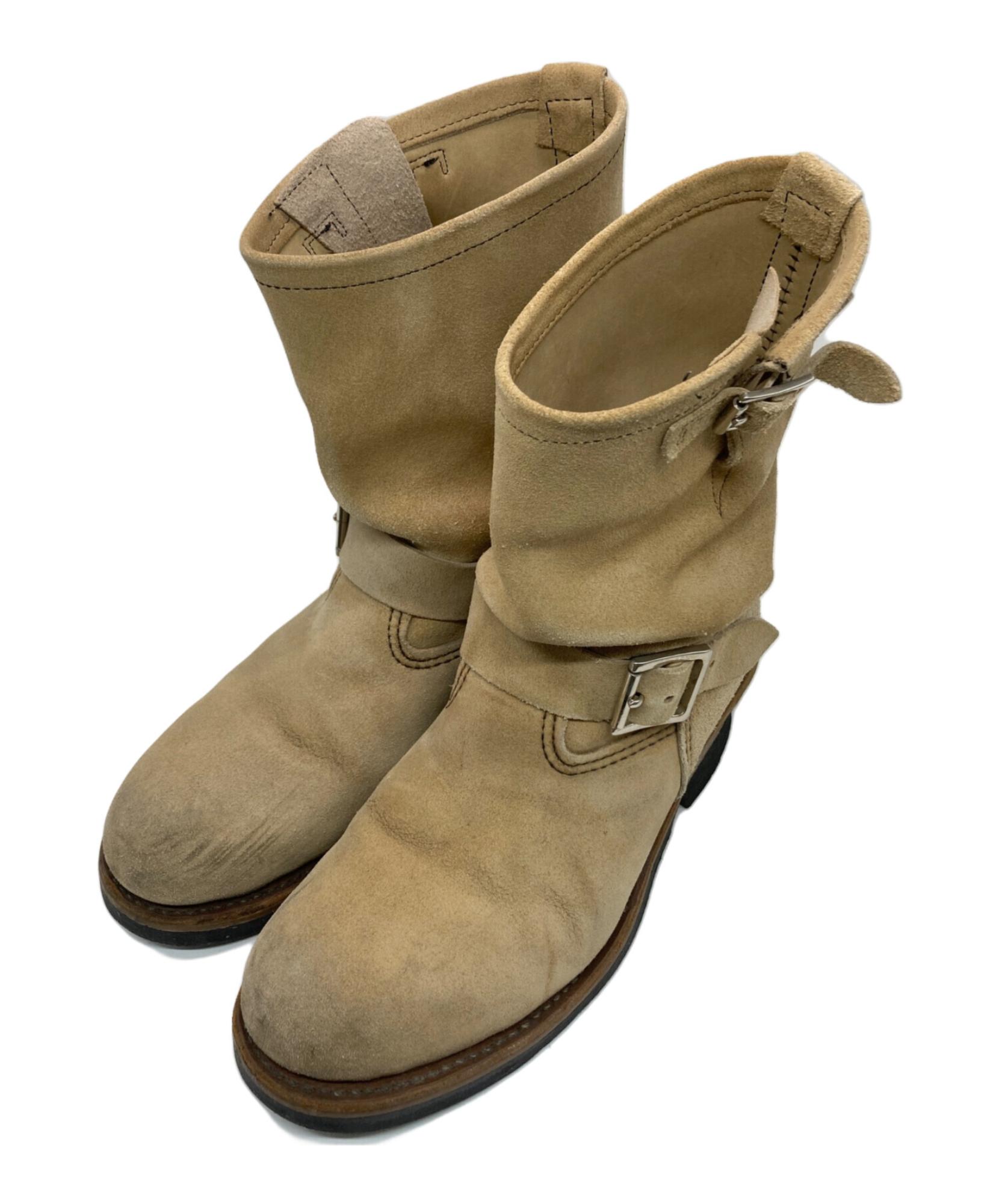RED WING ベージュ スエード エンジニアブーツ RED WING / レッドウィング】エンジニアブーツ | 育てる楽しみを味わう