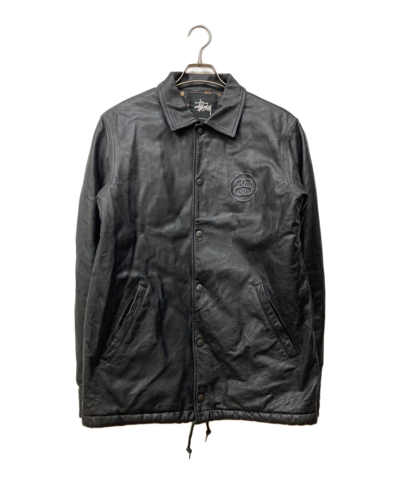 stussy / ステューシー】レザーコーチジャケット 大人のストリート