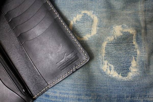 レザーウォレットの財布