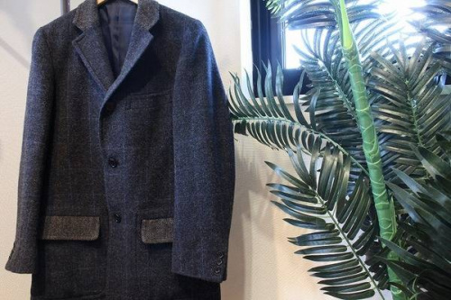 メンズのチェスターコート