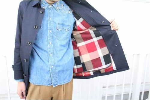 ブランドのステンカラーコート