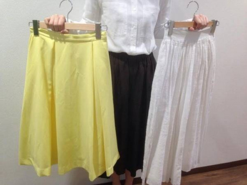 ワイドパンツのガウチョパンツ