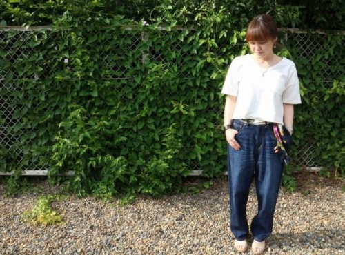 ボトムス・スカートのデニムパンツ