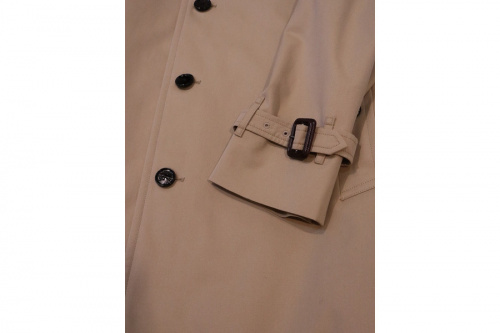 ノヴァチェックライナー付きステンカラーコートのメンズ