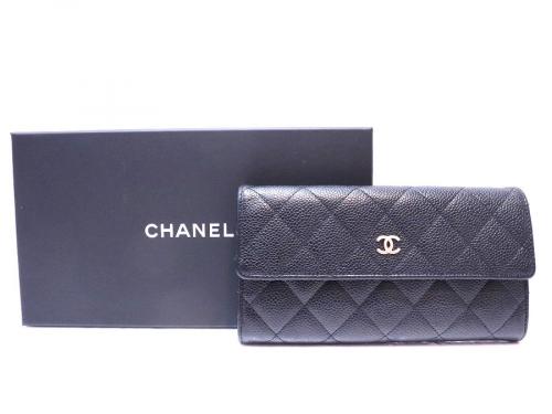 【CHANEL/シャネル】キャビアスキン長財布 入荷情報[2019.06.14発行]