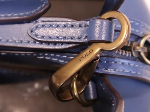 ポロ・ラルフローレンのレザーサッチェルバッグ