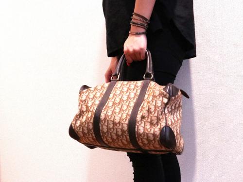 クリスチャン ディオールのミニボストンバッグ