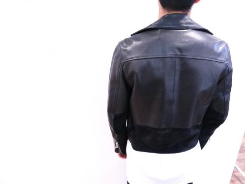 レザージャケットのメンズ