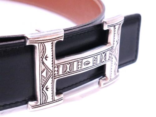 【美品】HERMES エルメス　バックル　トゥアレグ HERMES - 【希少 トゥアレグ】エルメス ベルトバックル用の通販