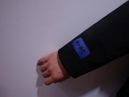 マルシェノアのハーフジップナイロンジャケット