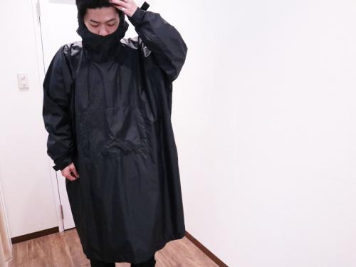 ワイスリーのBLACK LONG WINDBREAKER