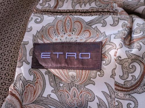 ペイズリーシルクライニングラムレザージャケットのレディース