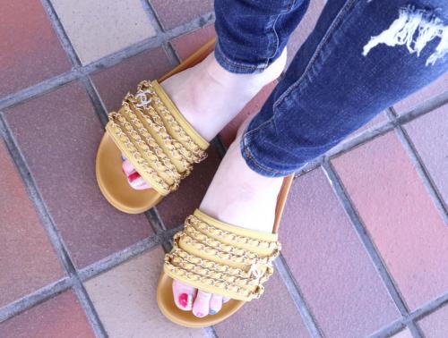 チェーンシャワーサンダルのレデイース