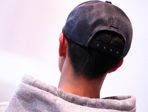 ロゴVISETOSメッシュキャップのメンズ