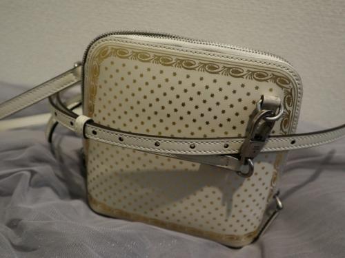 グッチのGUCCYプリントショルダーポーチ
