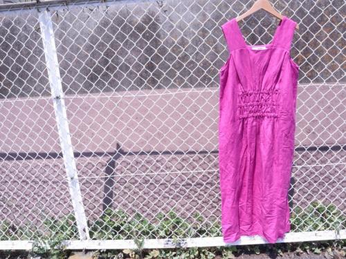 レイ  ビームスのスモッキングノースリーブワンピース