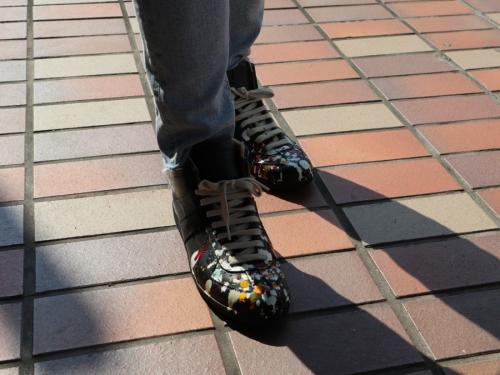 マルタンマルジェラ 22のペイント加工ジャーマントレーマー