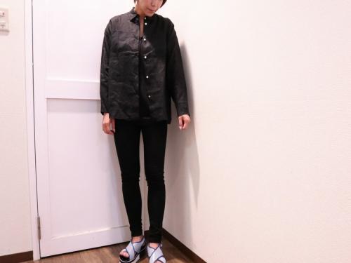 デミルクスビームスのラミーダブルポケットシャツ