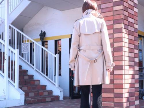 バーバリーロンドンのライナー付きトレンチコート