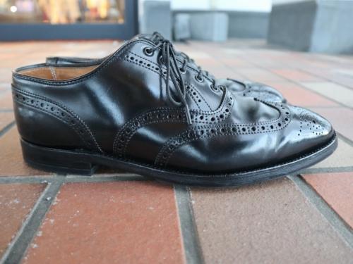 ブルックスブラザーズのウイングチップシューズ