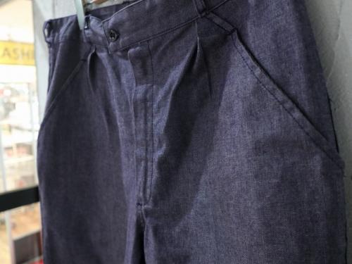 フレンチアーミーのフランス軍デニムトラウザーパンツ