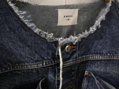 アメリヴィンテージのMOUTON LAYERED DENIM JACKET