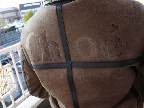 ミリタリーバックロゴムートンジャケットのレデイース