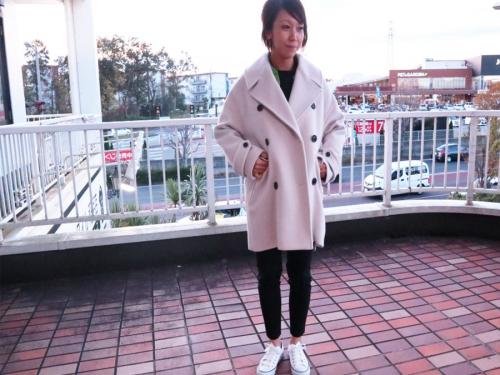 スーパー100SビーバーメルトンPコートのレデイース