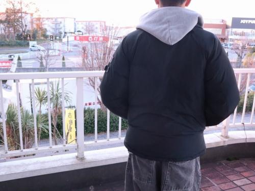 ディーゼルのスタンドカラーパフジャケット