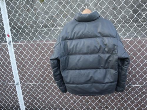 ショットのレザーダウンジャケット