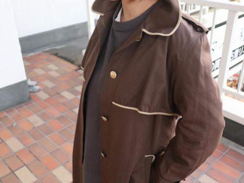 馬車金具フレアコートのレデイース