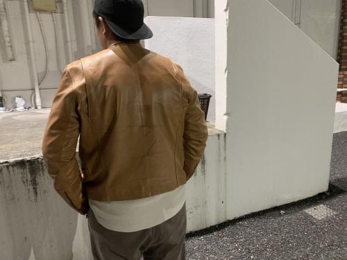 ト゛クターマーチンのラムレザーライダースジャケット