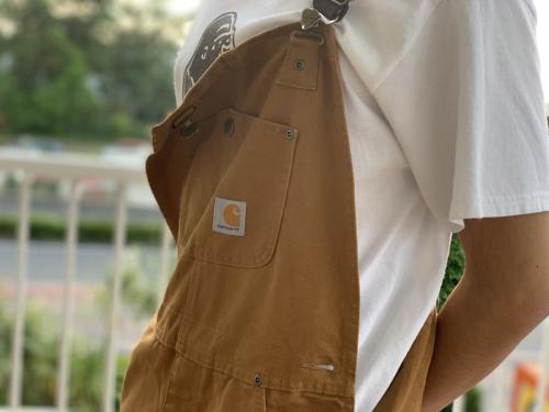 カーハートのダック地オーバーオール