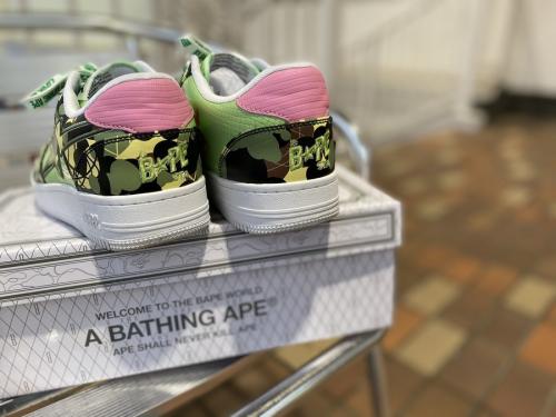 MO’WAX UNKLE BAPE STA M1 ,ローカットスニーカーのベイプスタ