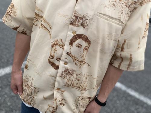 5-60sヴィンテージ総柄シャツ　メンズ