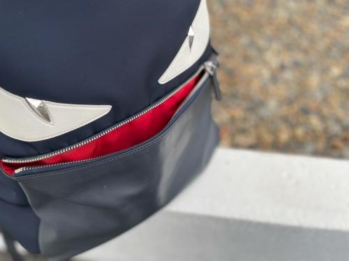 フェンディのモンスターレザーバックパック