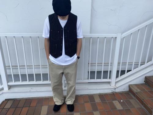 12oz ウォバッシュ ワークベストのメンズ