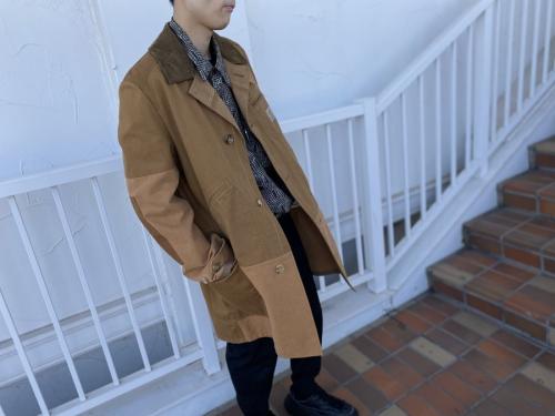 ジュンヤワタナベマンコムデギャルソンのダック地切替カーコート