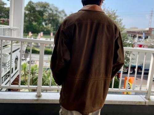 ライナー付オールドカウレザージャケットのメンズ