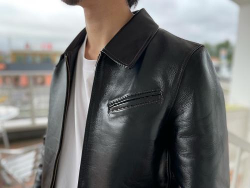 20thモデル ポニーハイドレザートラッカージャケットのメンズ