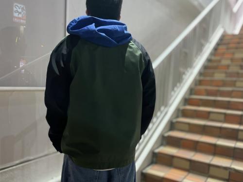 カラーブロックマウンテンパーカーのメンズ　LOEWE