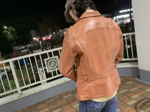 40's HORSEHIDE CAR COATのメンズ