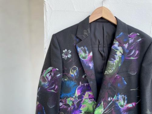 ラッド ミュージシャンのウールギャバジンインクジャケット