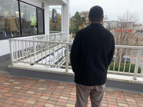 ハイブリッドダウンオーバーサイズパーカのメンズ